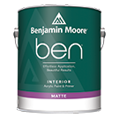 Ben® Waterborne Interior Paint- Matte N624