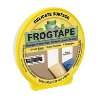 FrogTape® Delicate Surface Painter's Tape - Yellow, 0.94 in. x 60 yd
